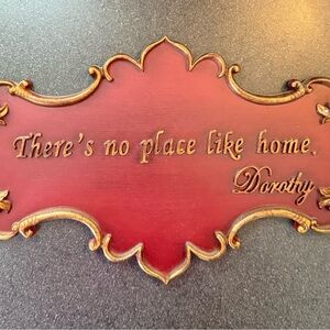 Wall Decor Sign - 'There's No Place Like Home'